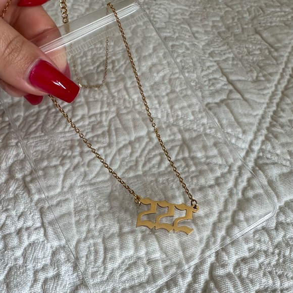 BRAND NEW ANGEL NUMBER 222 NECKLACE - Picture 5 of 6